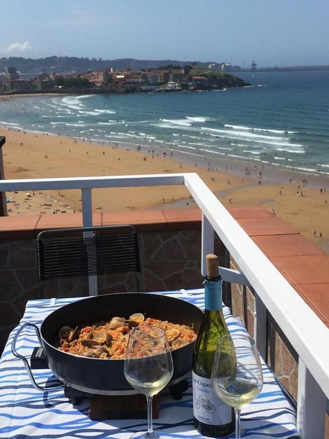 Atiko 15 Apartment Gijon Bagian luar foto